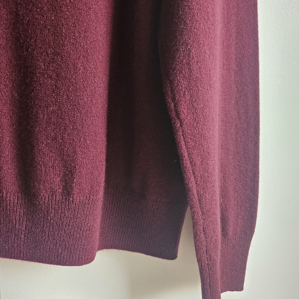 Black Brown 100% Cashmere Pullover Sweater in Men's L - Picture 12 of 16